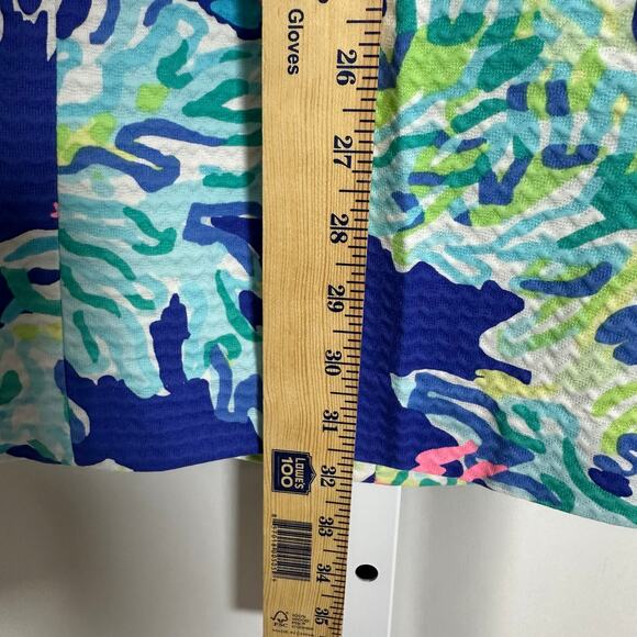 Lily Pulitzer Pearl Shift Dress Brilliant‎ Blue Wade and Sea Sz 00 - Picture 6 of 8